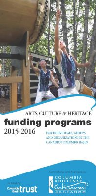 Arts, Culture and Heritage Funding Programs Brochure